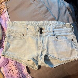 Abercrombie & Fitch Light Wash Jean Shorts